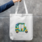 Autorickshaw Zipper Tote Bag by @astravore_designs