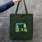 Autorickshaw Zipper Tote Bag by @astravore_designs