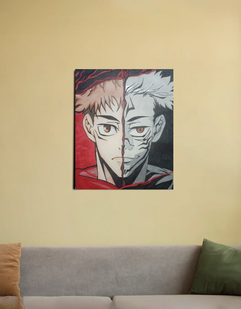 Jujutsu Kaisen 16"x20" Canvas Poster by @orugame.xxq