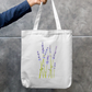Lavender Zipper Tote Bag by @astravore_designs
