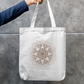 Mandala Art Tote Bag Zipper Tote Bag by @rd_digital_store