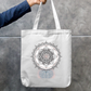 Mandala Art Tote Bag Zipper Tote Bag by @rd_digital_store