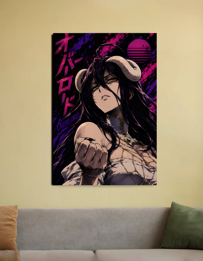 Albedo from Overlord 20"x30" Canvas Poster by @orugame.xxq