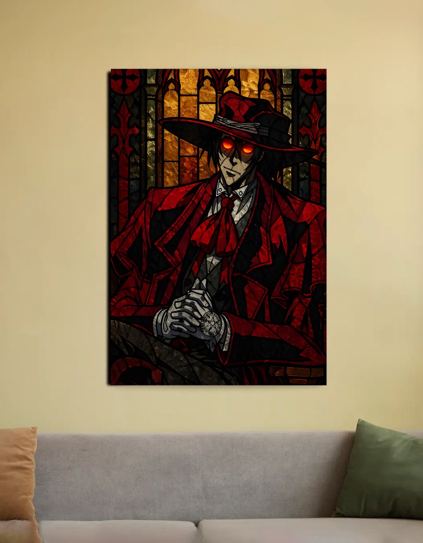 Alucard Poster from Hellsing 20"x30" Canvas Poster by @orugame.xxq