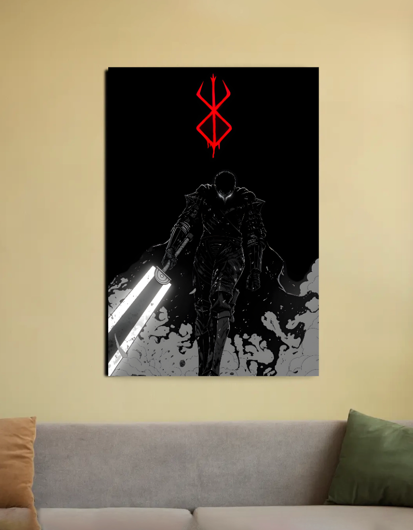 BERSERK GUTS POSTER 20"x30" Canvas Poster by @orugame.xxq
