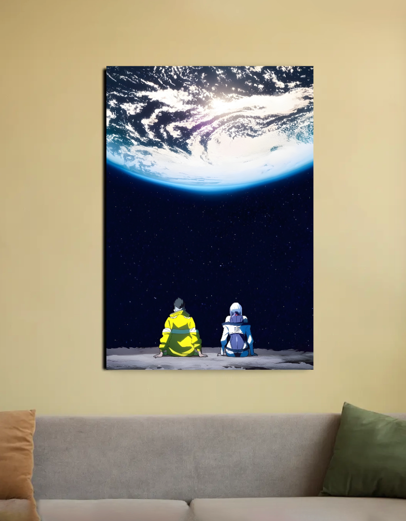 Cyberpunk Edgerunners (David and Lucy) 20"x30" Canvas Poster by @orugame.xxq