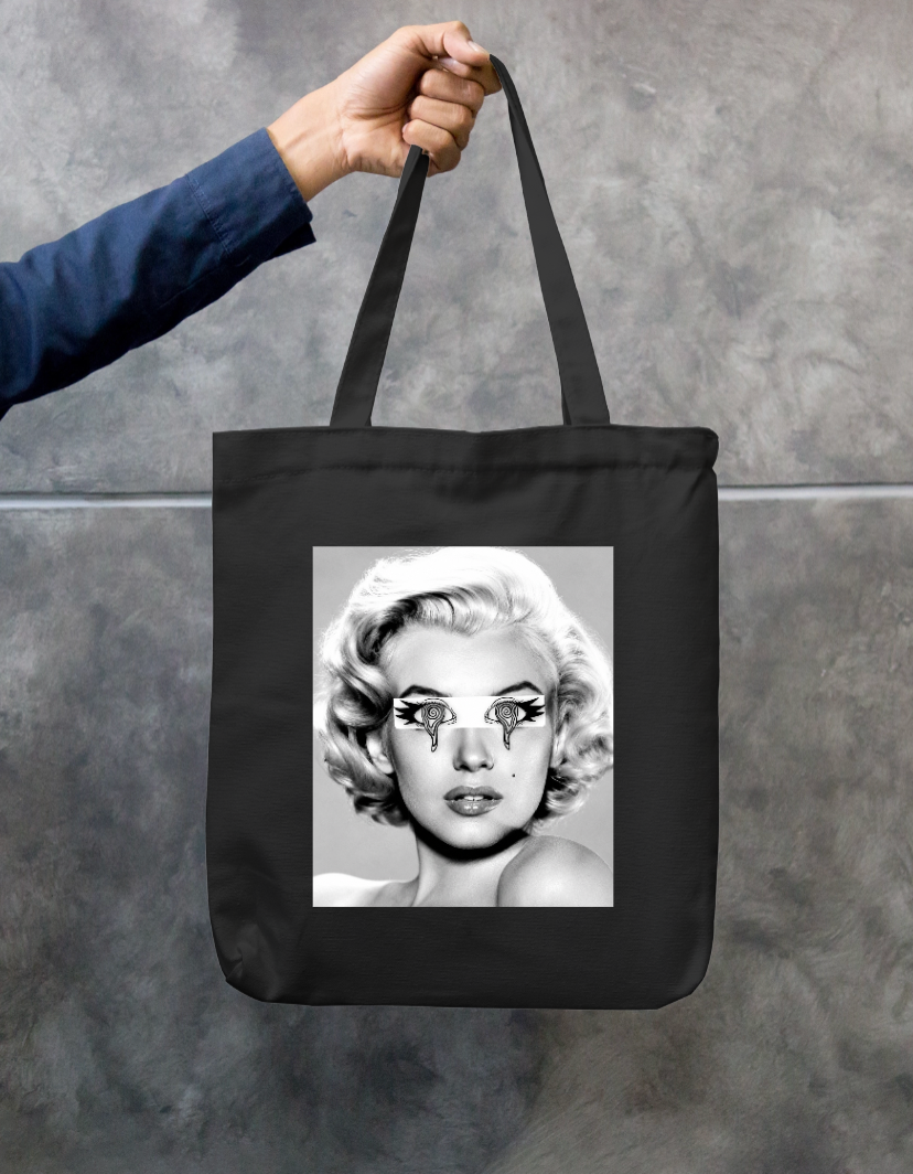Retro vibes Zipper Tote Bag by @astravore_designs