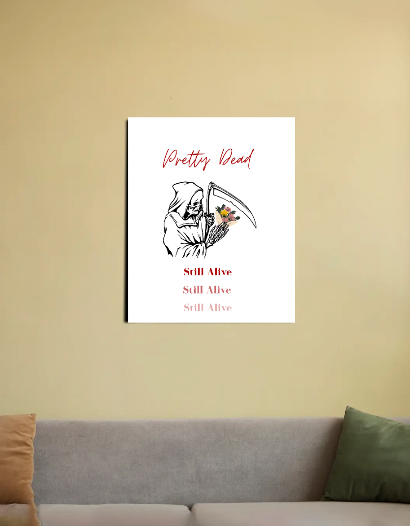 Pretty alive it is 16"x20" Canvas Poster by Lisha Priya Sequeira