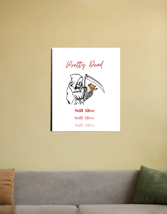 Pretty alive it is 16"x20" Canvas Poster by Lisha Priya Sequeira