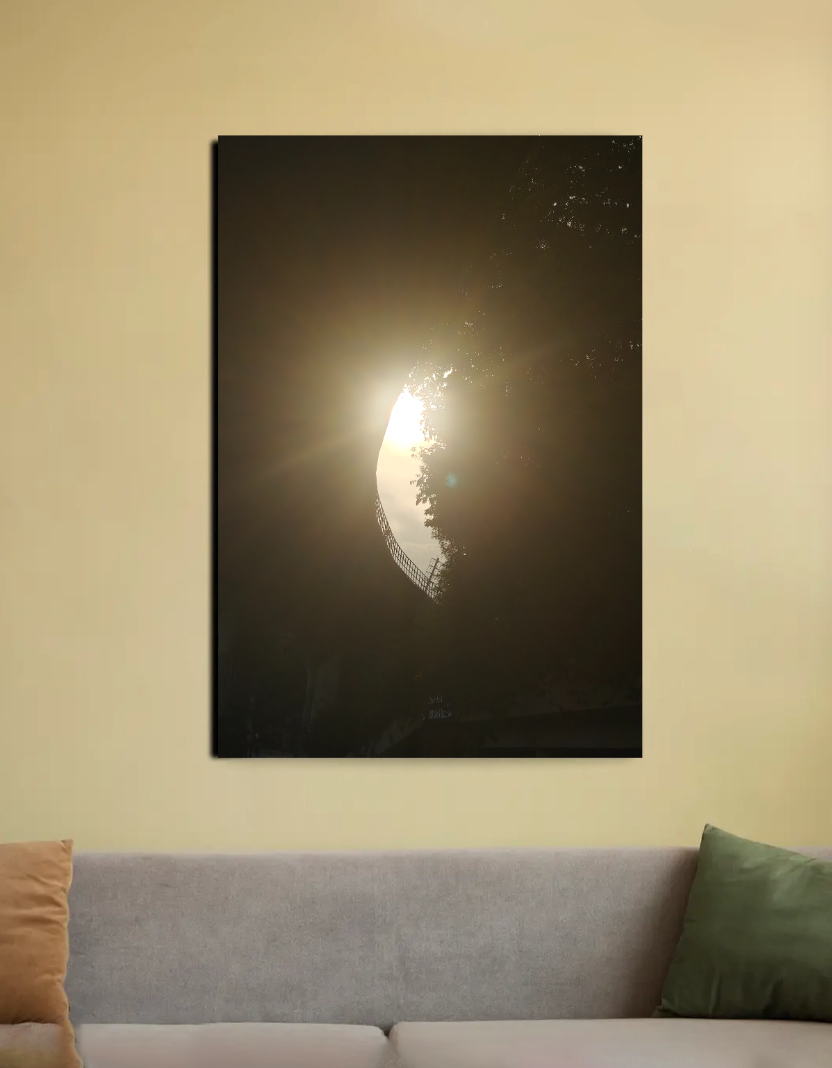 Sunset Cresent 20"x30" Canvas Poster by @Barefoot_thoughts_in_pixels