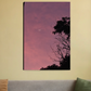 Velvet Sky- Moon Cresent 20"x30" Canvas Poster by @Barefoot_thoughts_in_pixels