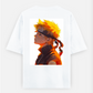 Naruto Shippuden Oversized T-shirt (Back print) by @Barefoot_thoughts_in_pixels