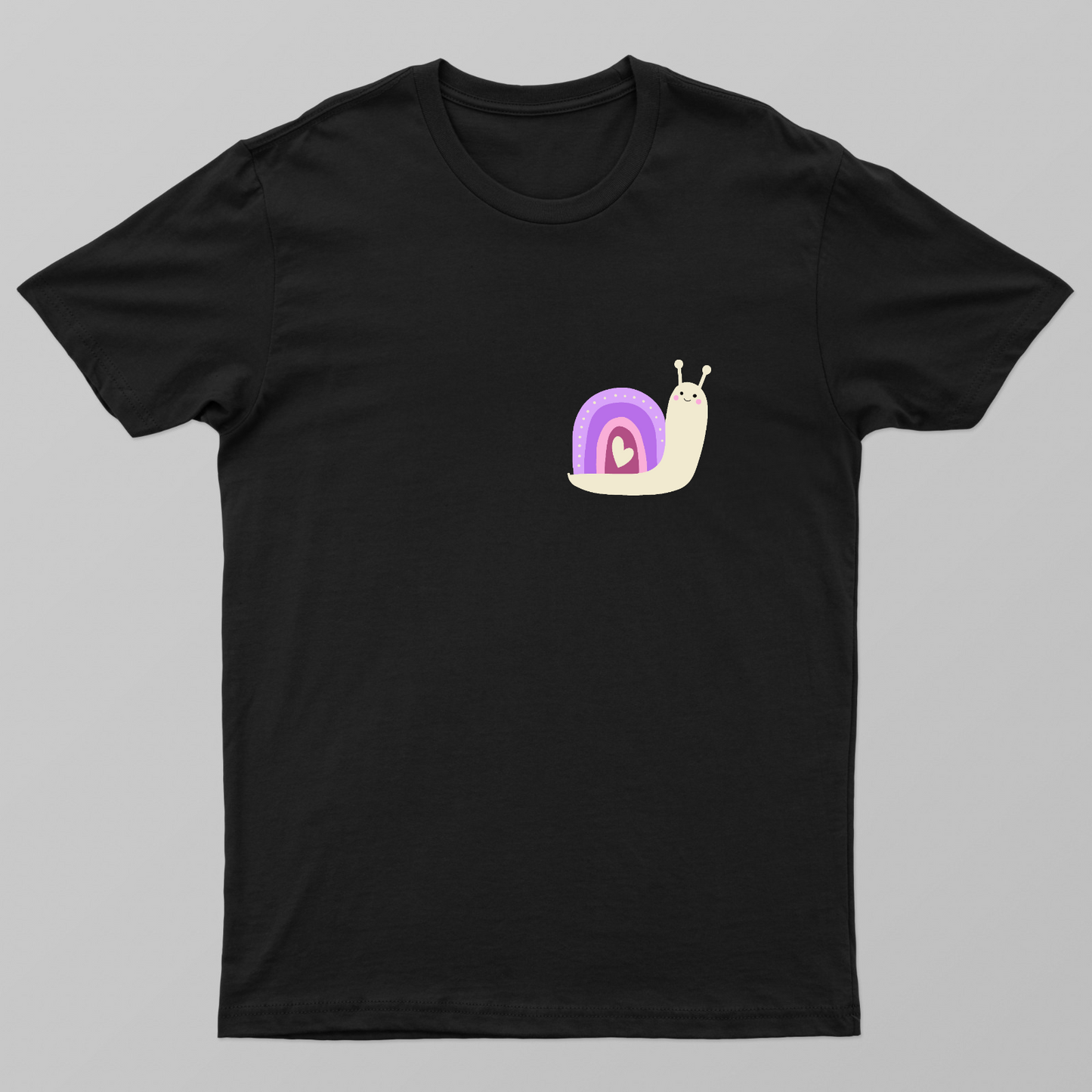 Cute snail Unisex T-shirt by @astravore_designs
