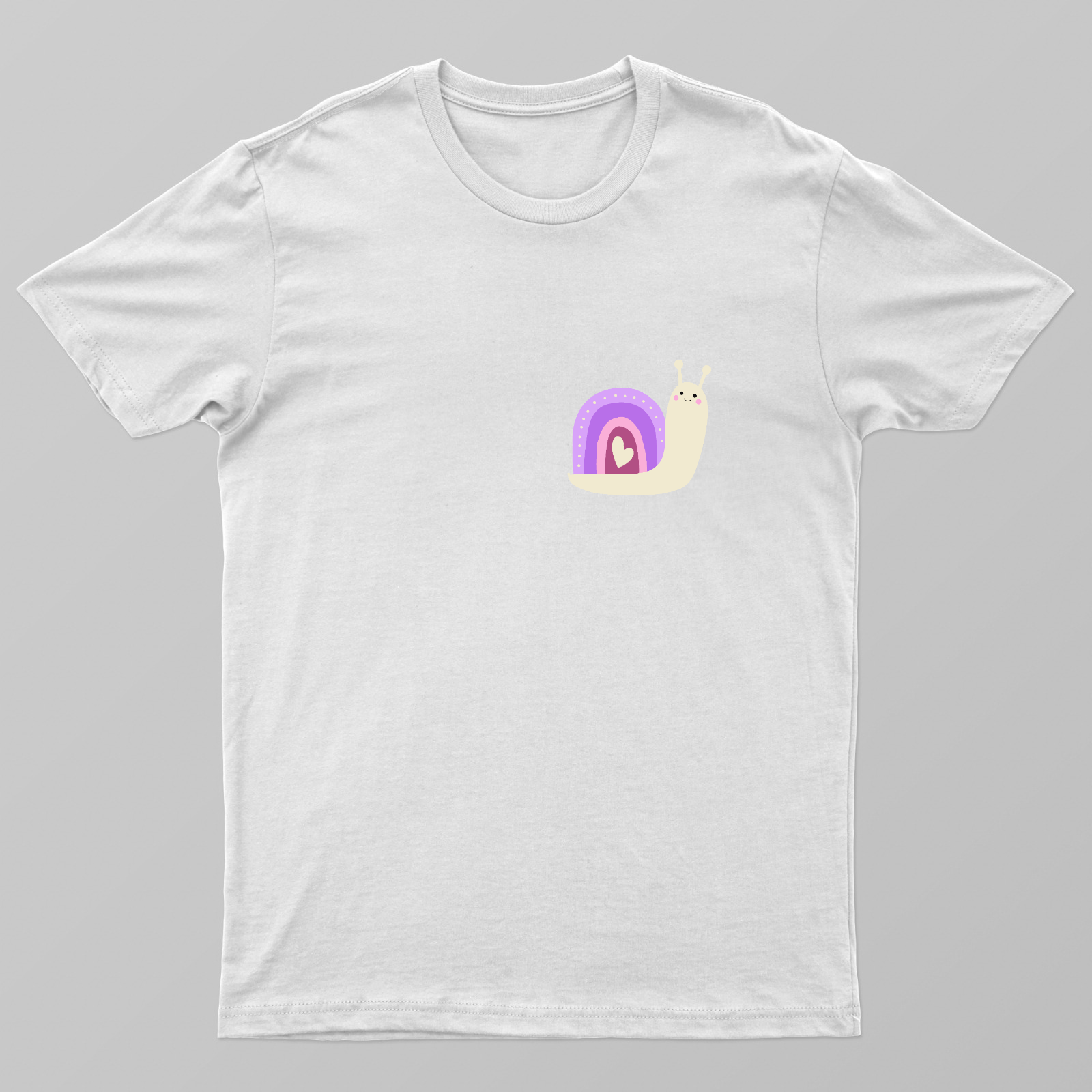 Cute snail Unisex T-shirt by @astravore_designs