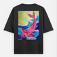 The Koi Oversized T-shirt (Back print) by @ev_raju