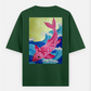 The Koi Oversized T-shirt (Back print) by @ev_raju