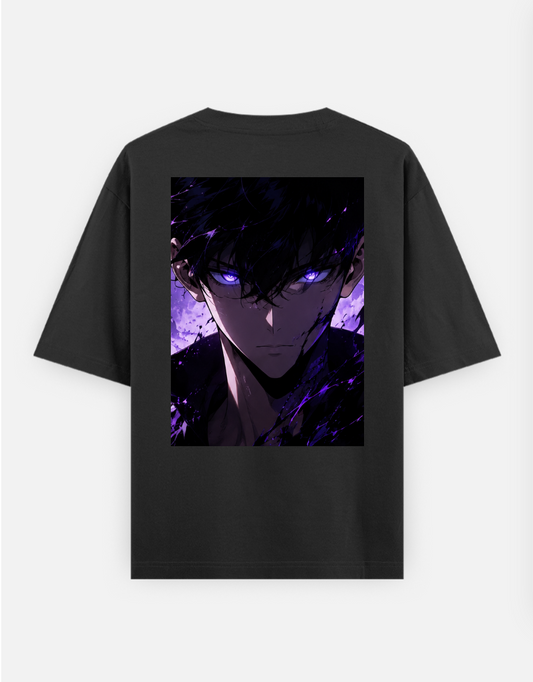 ARISE-Shadow monarch Edition Oversized T-shirt (Back print) by @xenp_ho