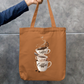 Coffee Art Tote Bag Zipper Tote Bag by @rd_digital_store
