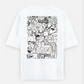 Doodle art 🎨 Oversized T-shirt (Back print) by @my_artz_06