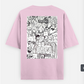 Doodle art 🎨 Oversized T-shirt (Back print) by @my_artz_06