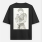 Jungkook art tshirt Oversized T-shirt (Back print) by @my_artz_06