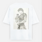 Jungkook art tshirt Oversized T-shirt (Back print) by @my_artz_06
