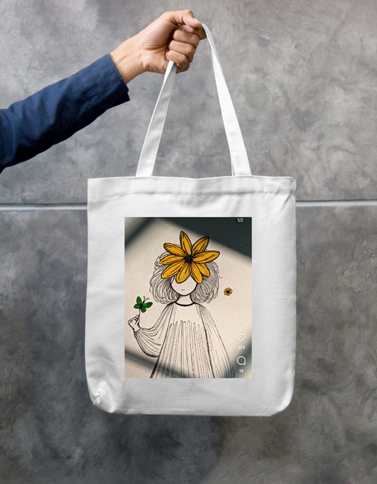 Cute collection Zipper Tote Bag by Joice Augustine 