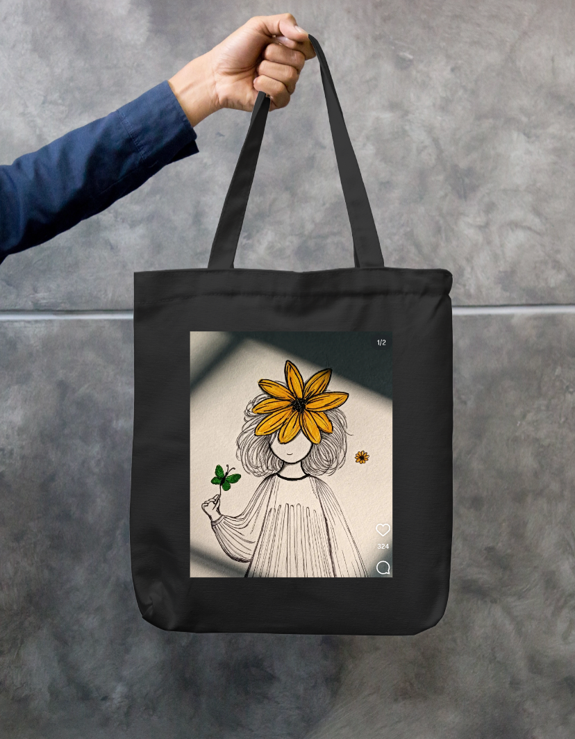 Cute collection Zipper Tote Bag by Joice Augustine 