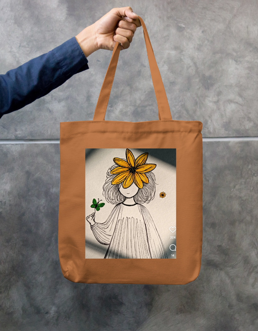 Cute collection Zipper Tote Bag by Joice Augustine 