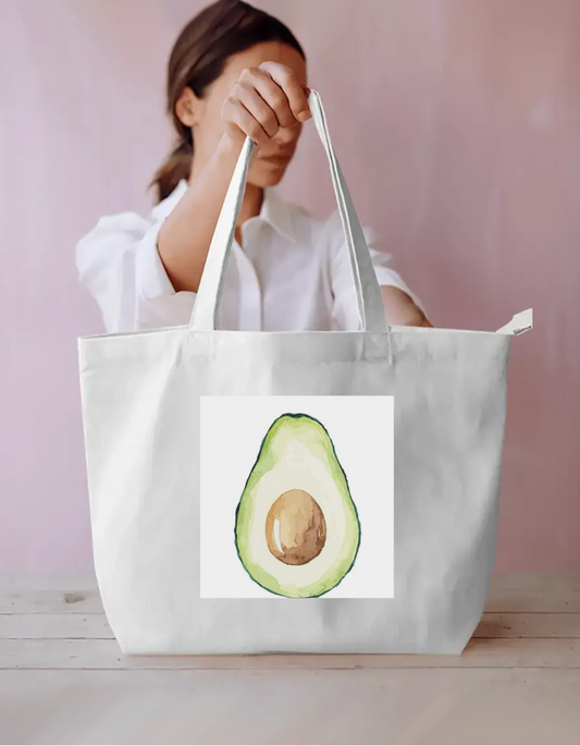 Avacado tote bag Everyday Large Tote Bag by Rinza 
