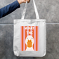 What the duck zipper Tote bag Zipper Tote Bag by @artivio.illustrates