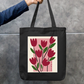 Tulip Zipper Tote Bag by @artivio.illustrates