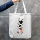 Coffee Art Tote Bag Zipper Tote Bag by @rd_digital_store
