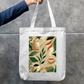 Tea Lover Tote Bag Zipper Tote Bag by @rd_digital_store