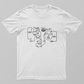 Abstract face Unisex T-shirt by @astravore_designs