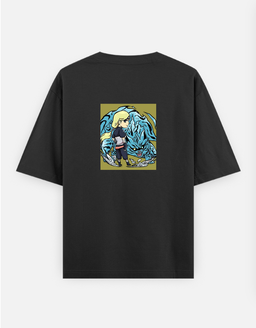 Dragan Friendly Oversized T-shirt (Back print) by @hairajpu