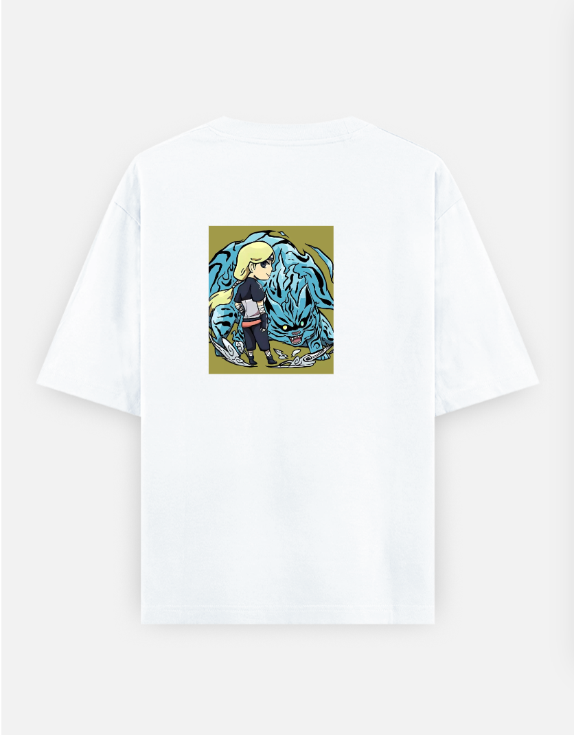Dragan Friendly Oversized T-shirt (Back print) by @hairajpu