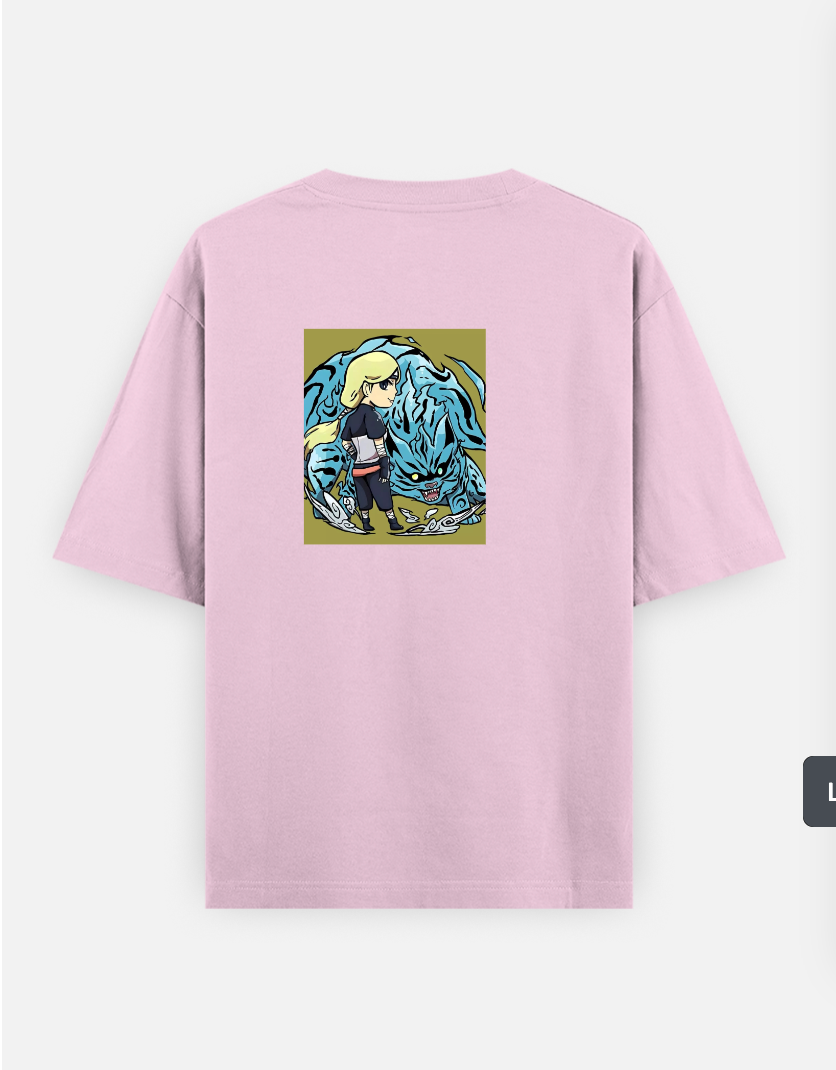 Dragan Friendly Oversized T-shirt (Back print) by @hairajpu