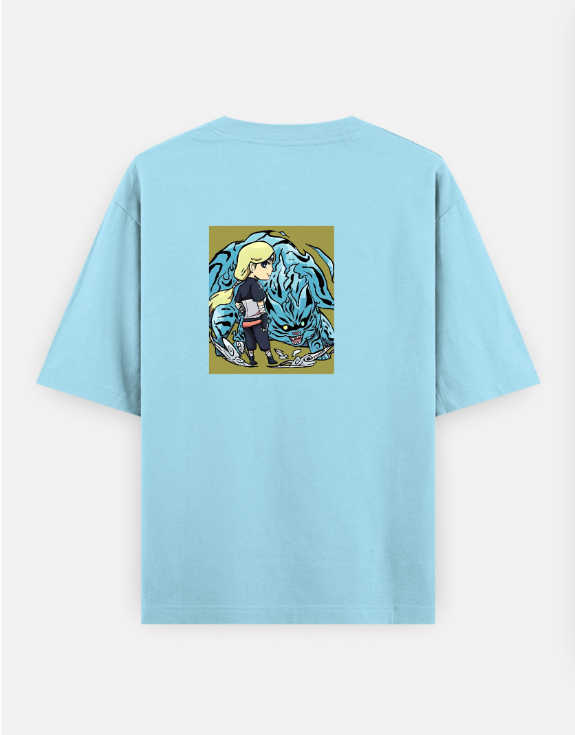 Dragan Friendly Oversized T-shirt (Back print) by @hairajpu