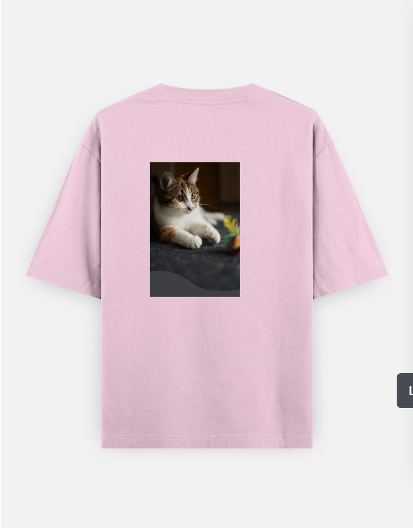 Love Your Self Oversized T-shirt (Back print) by @hairajpu