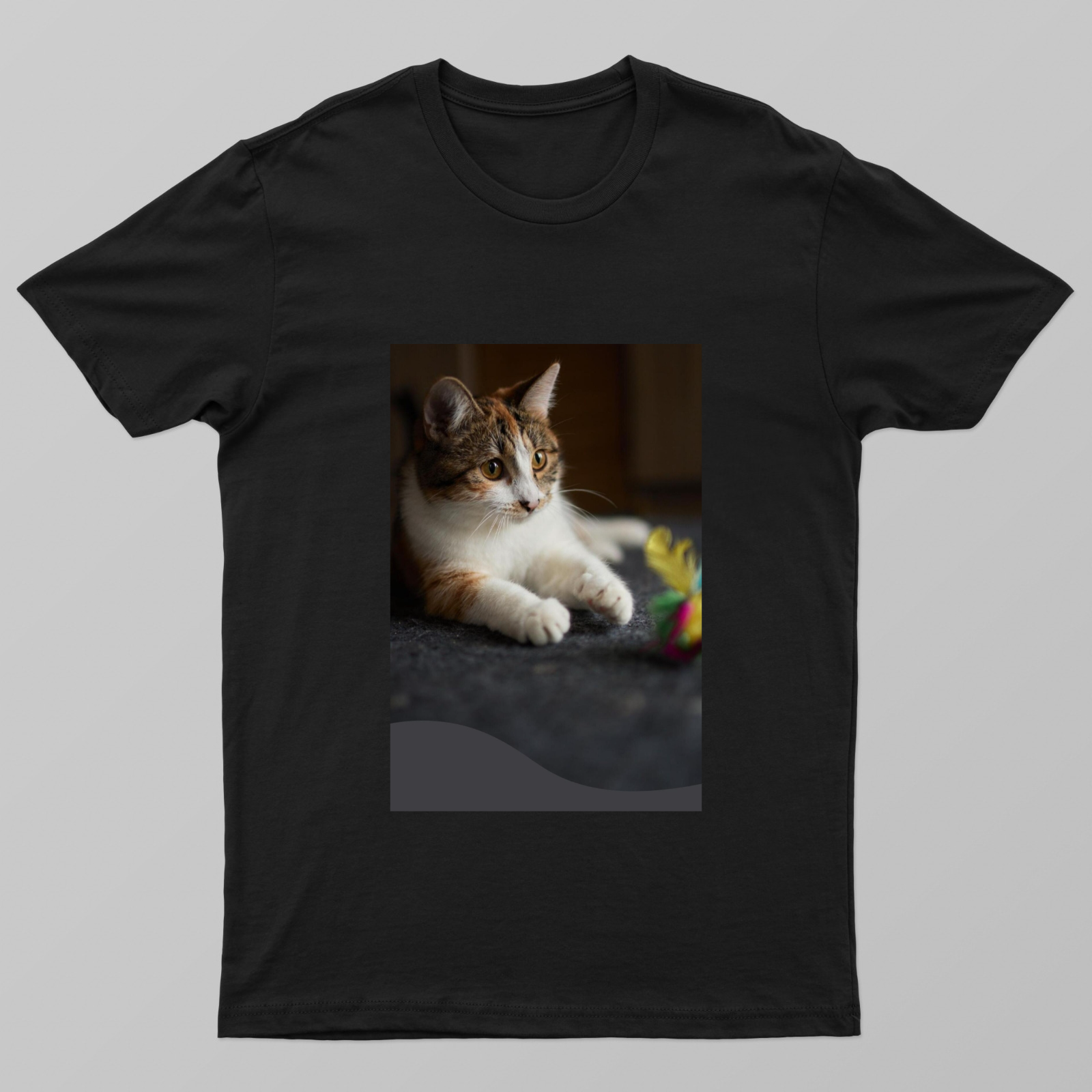 Cat Unisex T-shirt by @hairajpu