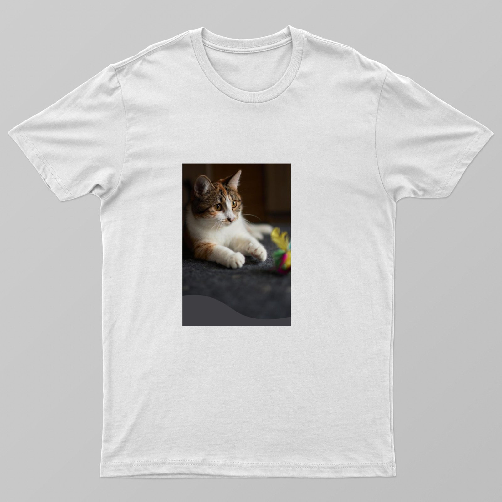 Cat Unisex T-shirt by @hairajpu