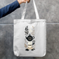 Tea Art Tote Bag Zipper Tote Bag by @rd_digital_store