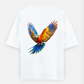 Wildlife Freedom Oversized T-shirt (Back print) by @hairajpu