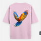 Wildlife Freedom Oversized T-shirt (Back print) by @hairajpu