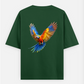 Wildlife Freedom Oversized T-shirt (Back print) by @hairajpu