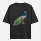 Wildlife Born Free Oversized T-shirt (Back print) by @hairajpu