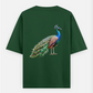 Wildlife Born Free Oversized T-shirt (Back print) by @hairajpu