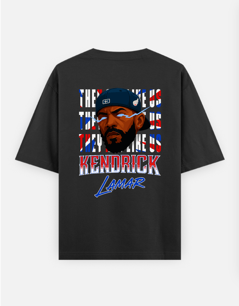 Kendrick Superbowl Tshirt Oversized T-shirt (Back print) by @zyphr.dsg