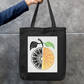 Mandala Orange Harmony Zipper Tote Bag by @sketch.box.studios